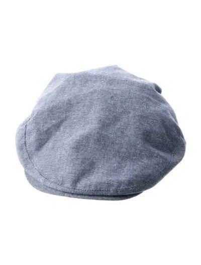 Pre-owned Stetson Denim Newsboy Cap In Blue