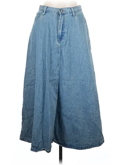 Pre-owned Stetson Denim Skirt In Blue