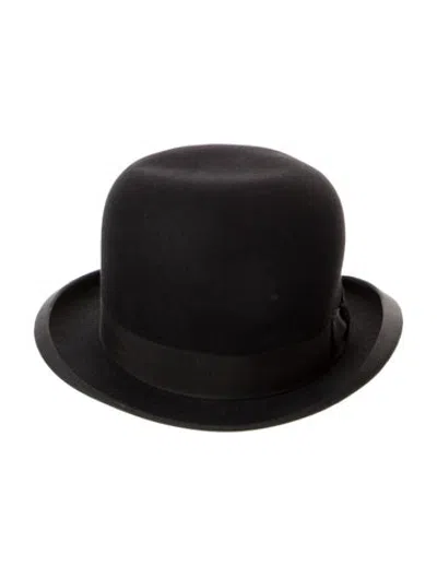 Pre-owned Stetson Derby Bowler Hat In Black