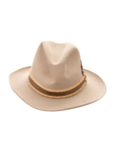 Pre-owned Stetson Fedora In Neutrals