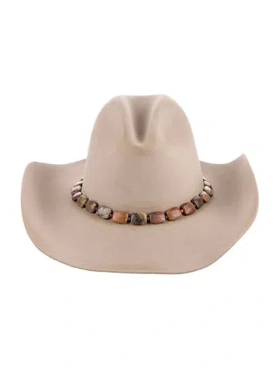Pre-owned Stetson Felt Rancher Hat In Neutral