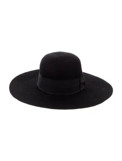 Pre-owned Stetson Felt Wide Brim Hat In Black