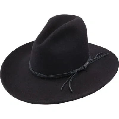 Stetson Gus Crushable Hat In Black
