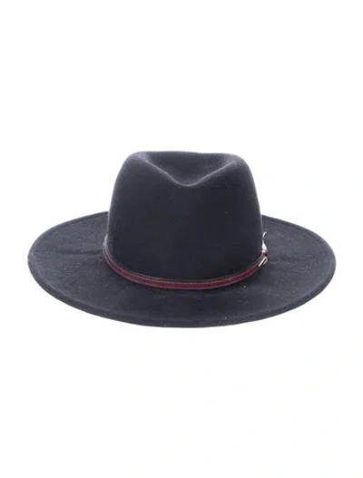 Pre-owned Stetson Hat In Black/burgundy