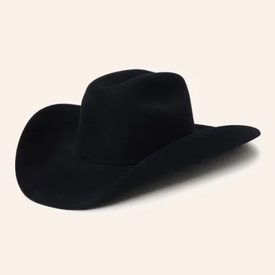 Stetson Hats Stetson 5x Lariat Black Felt Cowboy Hat