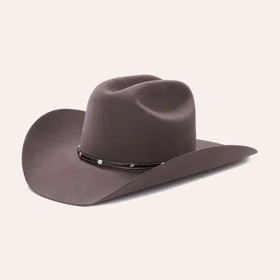 Stetson Hats Stetson 6x Angus Granite Gray Felt Cowboy Hat