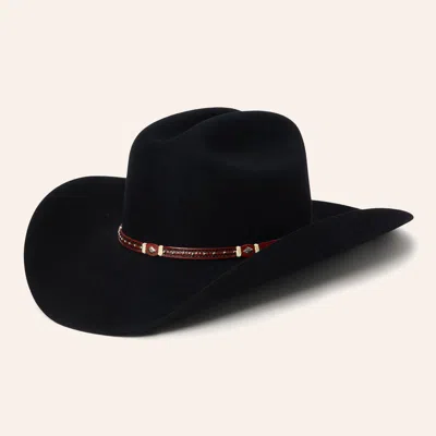 Stetson Hats Stetson 6x Monterrey T Black Felt Cowboy Hat