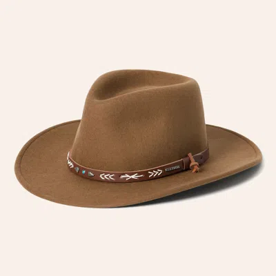 Stetson Hats Stetson Santa Fe Crushable Tycoon Dri-lex Wool Cowboy Hat In Brown