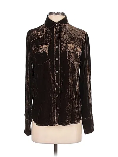 Pre-owned Stetson Long Sleeve Blouse In Black