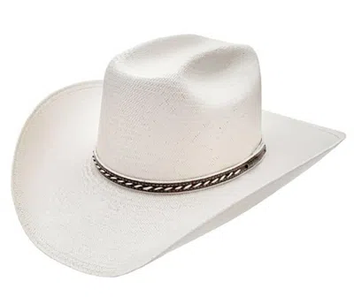 Stetson Men's 10x L Warren Dri-lex Usa Classic Straw Hat In Natural In White