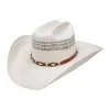 Stetson Men's Billy Bangora Cowboy Hat In Natural In White