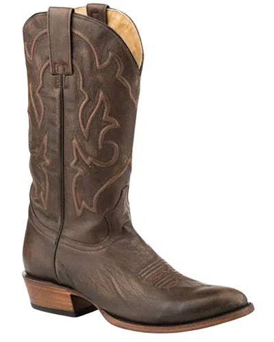 Pre-owned Stetson Men's Carlisle Corded Shaft Western Boot Round Toe - 12-020-7311-1671 Br In Brown