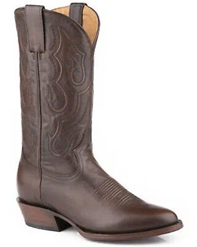 Pre-owned Stetson Men's Carlisle Western Boot - Medium Toe - 12-020-7311-4077 Br 10 D In Brown