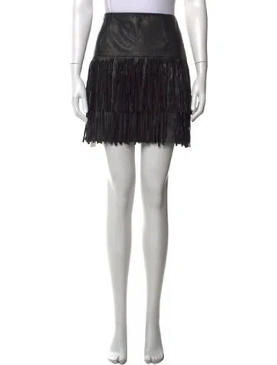 Pre-owned Stetson Mini Skirt In Black