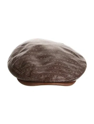 Pre-owned Stetson Newsboy Hat In Brown