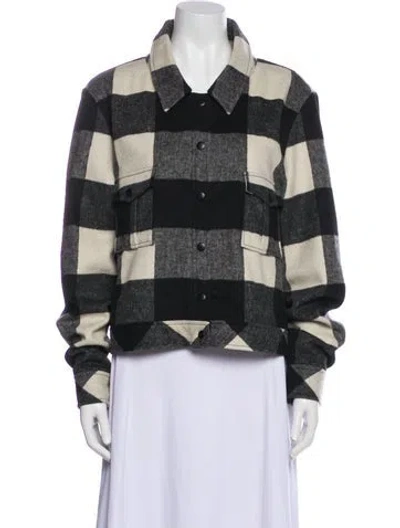 Pre-owned Stetson Plaid Print Jacket In Multi