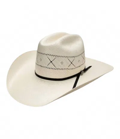 Stetson Rusty 20x Straw Hat In Ivory/gray In Gold