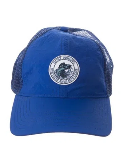Pre-owned Stetson Solid Trucker Hat W/tags In Blue