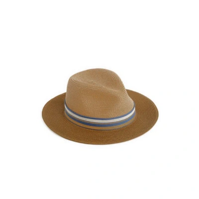 Stetson Straw Hat In Brown