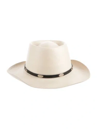 Pre-owned Stetson Straw Hat In Black/neutrals