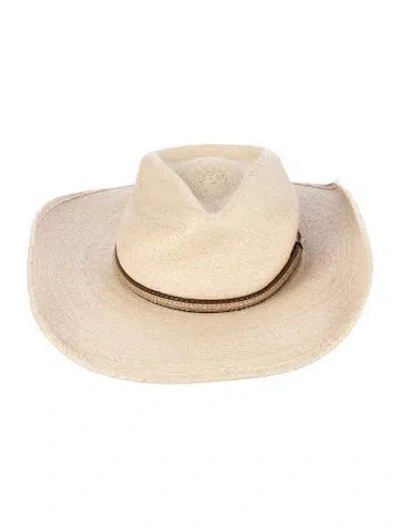Pre-owned Stetson Straw Hat In Neutral