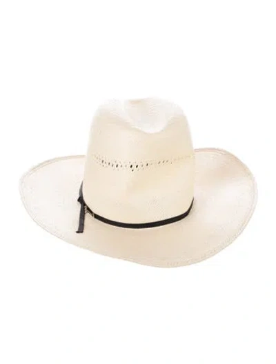 Pre-owned Stetson Straw Hat In Neutrals