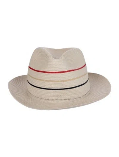 Pre-owned Stetson Straw Panama Hat In Neutrals