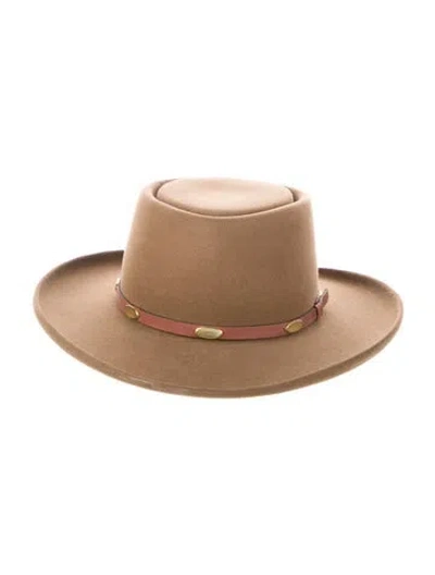 Pre-owned Stetson Suede Brown Cowboy Hat