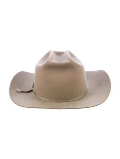 Pre-owned Stetson Suede Cowboy Hat In Neutral