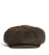 STETSON WAXED HATTERAS FLAT CAP
