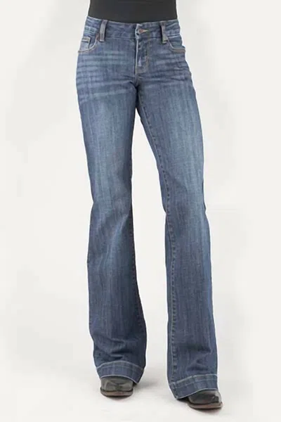 Stetson Women's Regular Fit Flared Leg Jean In Blue