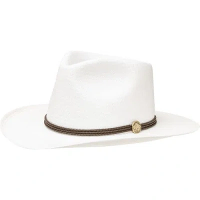 Stetson Woodrow Straw Hat In White