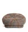 Stetson Wool-cashmere Hatteras Flat Cap In Brown
