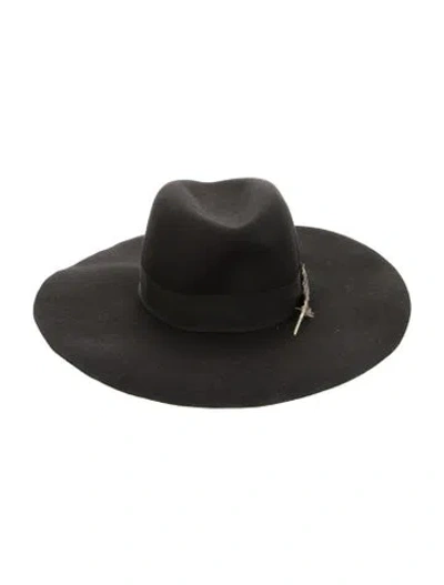 Pre-owned Stetson Wool Cowboy Hat In Black