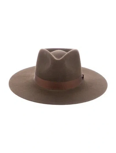 Pre-owned Stetson Wool Fedora W/tags In Brown