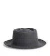 Stetson Wool Felt Pork Pie Hat In Gray