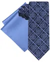 Steve Harvey Men's Paisley Square Tie & Pocket Square Set