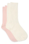 Steve Madden 2-pack Cable Boot Socks In Multi