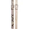 Steve Madden 2-for-1 Assorted Faux Leather Belts In Pattern