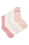 Steve Madden 5-pack Crew Socks In Blush Multi