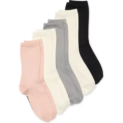 Steve Madden 5-pack Supersoft Crew Socks In Multi