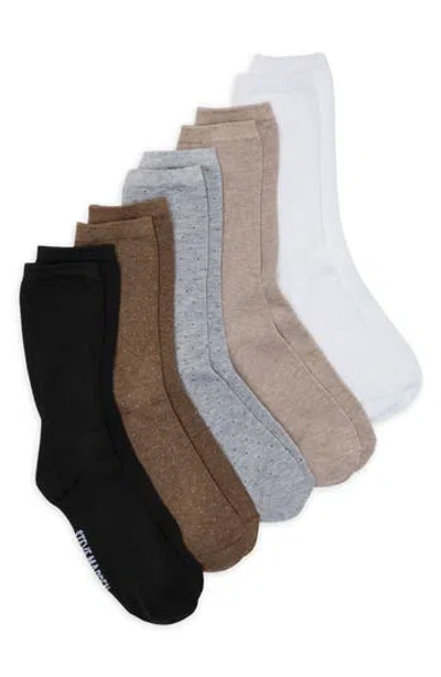 Steve Madden 5-pack Assorted Pin Dot Ankle Socks In Multi