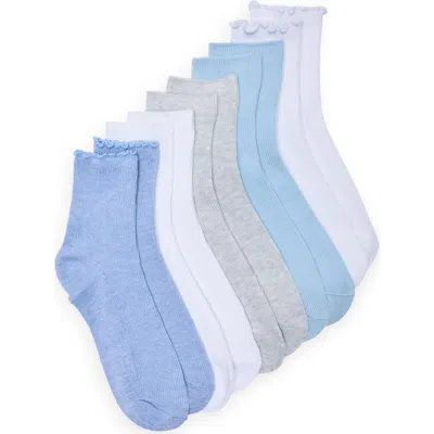 Steve Madden 5-pack Lettuce Edge Crew Socks In Multi