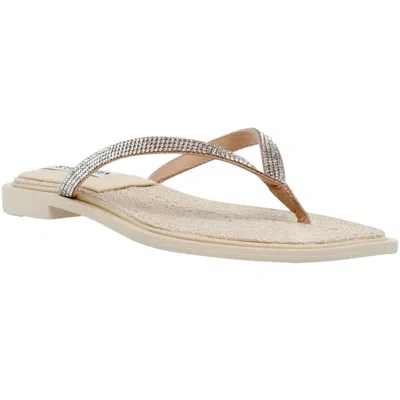 Steve Madden Abela-r Sandal Rhinestone Abel05s1-996 Women's In Neutral