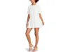 Steve Madden Abrah Textured Mini Dress In White