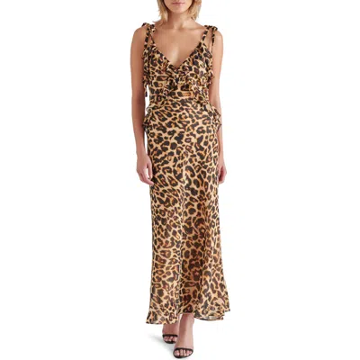Steve Madden Adalina Maxi Dress In Leopard