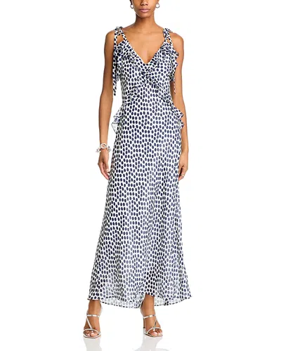 Steve Madden Adalina Ruffled Maxi Dress In Cream