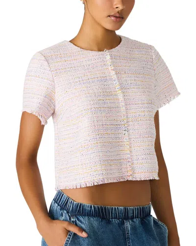 Steve Madden Addie Woven Top In Multi