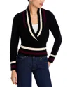Steve Madden Addison Contrast Stripe Sweater In Multi