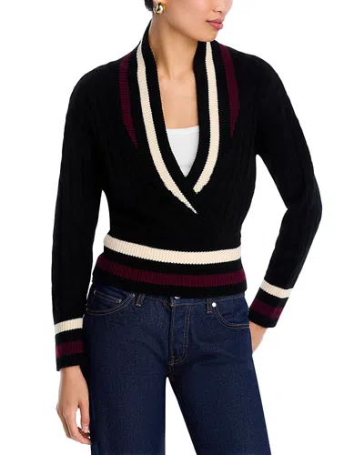 Steve Madden Addison Contrast Stripe Sweater In Multi